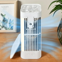 Mini Portable Desk Fan with Misting & Personal Airflow