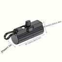 Mini draagbare oplader - Voltimo - USB Type-C - 5000mAh Powerbank