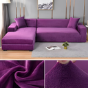 Modern Velvet Corner Sofa Cover for Chaise Longue & Furniture Protection