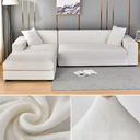 Modern Velvet Corner Sofa Cover for Chaise Longue & Furniture Protection