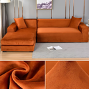Modern Velvet Corner Sofa Cover for Chaise Longue & Furniture Protection