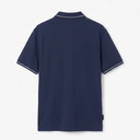 Moncler Heren Midnight Slim Fit Polo met Contrasterende Afwerking en Logopatch