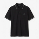 Moncler Heren Midnight Slim Fit Polo met Contrasterende Afwerking en Logopatch