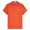 Moncler Heren Katoenen Piqué Poloshirt Met Gestreepte Details