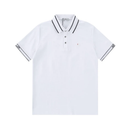 Moncler Mens White Cotton Polo Shirt