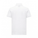 Moncler Heren Witte Katoenen Polo met Korte Mouwen en Logo Patch