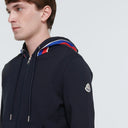 Moncler two piece set with logo, zipper vest and pants