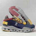 On Cloudnova Navy Yellow Comfortable Sneakers