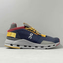 On Cloudnova Navy Yellow Comfortable Sneakers