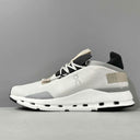 On Cloudnova White Grey Sneakers