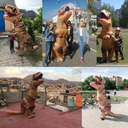 Inflatable T-Rex Dino Costume for Parties and Halloween