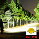 Rechargeable XHP50.2 LED Tactical Flashlight for Outdoor and Emergency Use