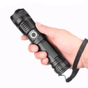 Rechargeable XHP50.2 LED Tactical Flashlight for Outdoor and Emergency Use