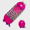 Foldable Kids Sleeping Bag with Animal Design & Toddler Sleeping Pad for Travel