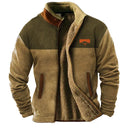 Out West Sherpa Jas voor Heren | Voorzijde met Ritssluiting