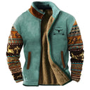 Out West Sherpa Jas voor Heren | Voorzijde met Ritssluiting