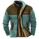 Out West Sherpa Jas voor Heren | Voorzijde met Ritssluiting