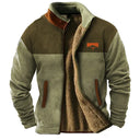 Out West Sherpa Jas voor Heren | Voorzijde met Ritssluiting