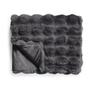 Plaid - Flinora - Pom Rabbit Fur - Microvezel Stof