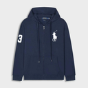 Polo Ralph Lauren Big Pony hoodie met volledige ritssluiting en logo