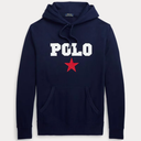 Polo Ralph Lauren Fleece Hoodie met Sterrenmotief en Grafische Letters