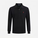 Polo Ralph Lauren Custom Fit Long Sleeve Polo with Embroidered Logo