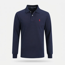 Polo Ralph Lauren Custom Fit Long Sleeve Polo with Embroidered Logo