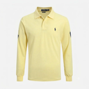 Polo Ralph Lauren Custom Fit Long Sleeve Polo with Embroidered Logo
