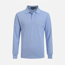 Polo Ralph Lauren Custom Fit Long Sleeve Polo with Embroidered Logo
