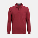 Polo Ralph Lauren Custom Fit Long Sleeve Polo with Embroidered Logo