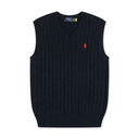 Polo Ralph Lauren sleeveless cable knit cardigan with classic look