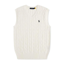 Polo Ralph Lauren sleeveless cable knit cardigan with classic look