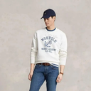 Polo Ralph Lauren Norfolk Marine Academy Fleece Trui met Ankerembleem