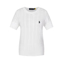 Polo Ralph Lauren Women's Cable Knit Short Sleeve T-shirt