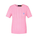 Polo Ralph Lauren Women's Cable Knit Short Sleeve T-shirt