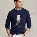 Polo Ralph Lauren Performance Fleece Sweater met Polo Bear Detail