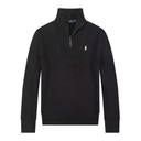 Polo Ralph Lauren cable-knit sweater with quarter-zip closure