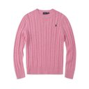 Polo Unisex cotton cable-knit sweater with classic look