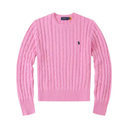 Polo Unisex cotton cable-knit sweater with classic look