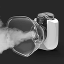 Portable Mesh Nebulizer Device with USB Power, Quiet Operation and Dual Masks for Adults and Children