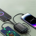 Powerbank op Zonne-energie 50000mAh - VoltMag - 15W Draadloos - 22,5W Bedraad