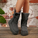 Women's Round Toe Lined Boots | Warmly lined