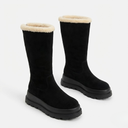 Women's Round Toe Boots | Warmly lined
