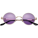 Retro Round Polarized Sunglasses with UV Protection for Women and Men