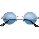 Retro Round Polarized Sunglasses with UV Protection for Women and Men