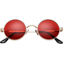 Retro Round Polarized Sunglasses with UV Protection for Women and Men