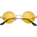 Retro Round Polarized Sunglasses with UV Protection for Women and Men