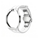 Stainless Steel Watch Conversion Kit with Silicone Strap