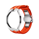 Stainless Steel Watch Conversion Kit with Silicone Strap
