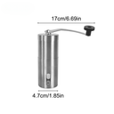 Large Capacity Stainless Steel Pill Crusher with Manual Grinding Mechanism